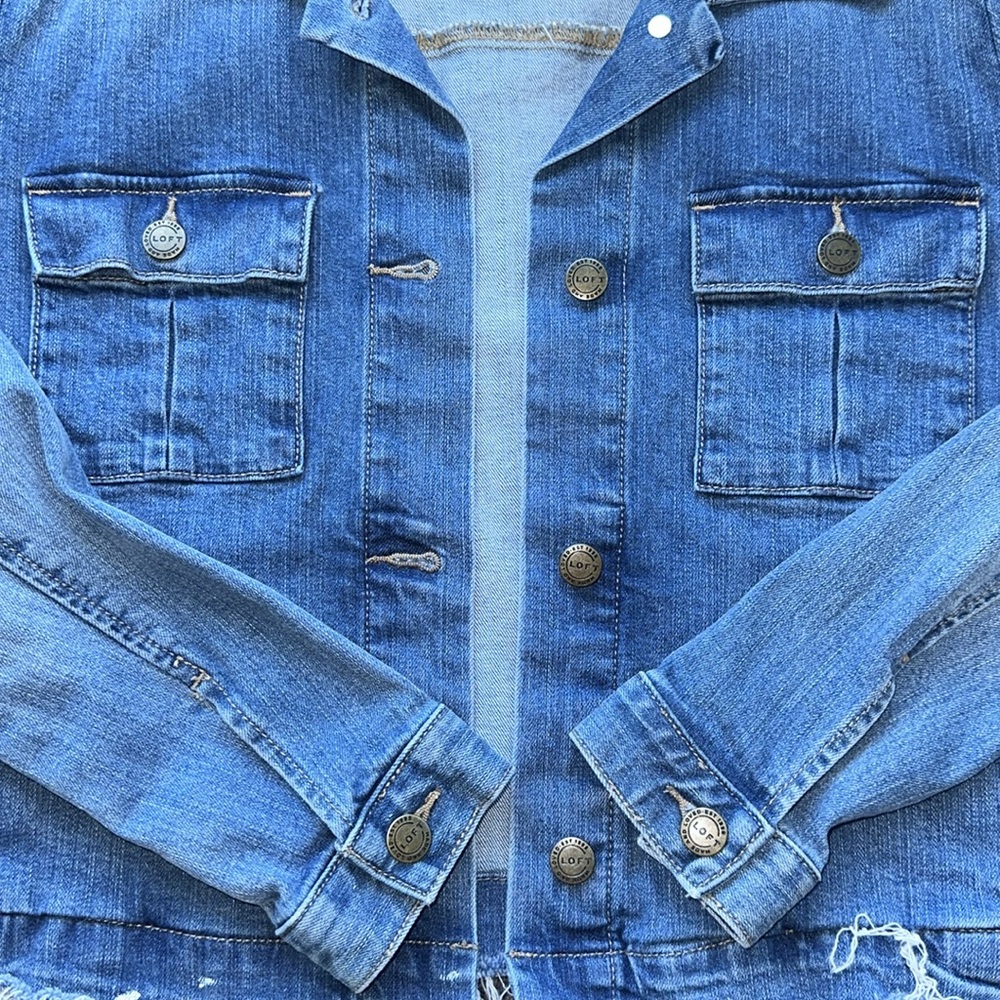 LOFT Denim Jacket - Picture 3 of 8